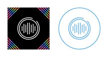 Audio Spectrum Vector Icon