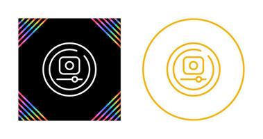 Video Record Circle Vector Icon