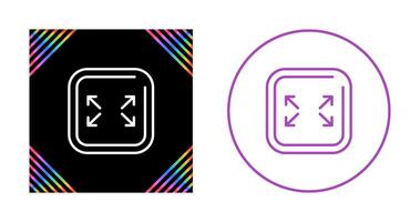Fullscreen Square Vector Icon
