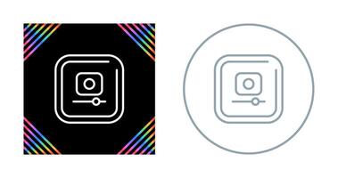 Video Record Square Vector Icon