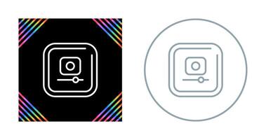 Video Record Square Vector Icon