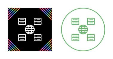 Content Delivery Network Vector Icon