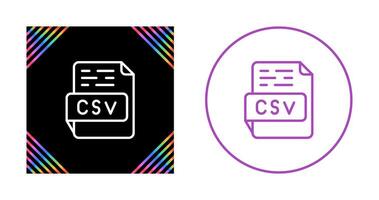 CSV Vector Icon