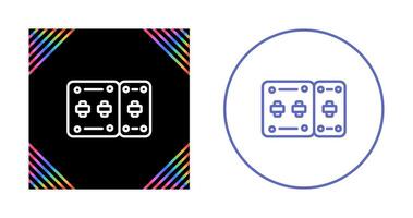 circuito interruptor automático vector icono