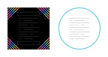 Left Alignment Vector Icon
