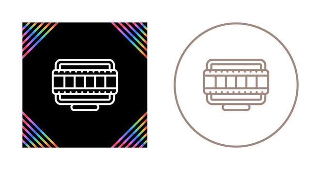 icono de vector de computadora de escritorio