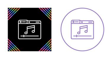 Music Player Vector Icon