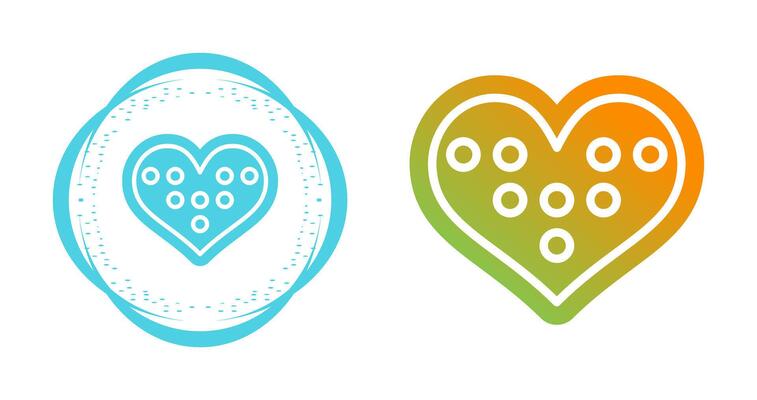 Chocolates in heart Box Vector Icon