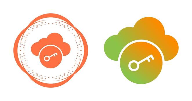 icono de vector de seguridad de datos