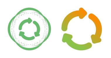 Recycling symbol Vector Icon