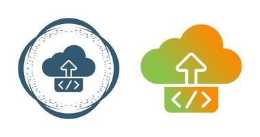 Cloud Deployment Vector Icon