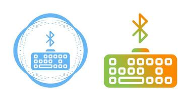 Bluetooth Keyboard Vector Icon