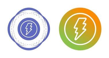 Lightning bolt Vector Icon