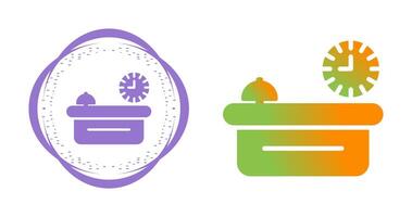 Customer Service Counter Vector Icon