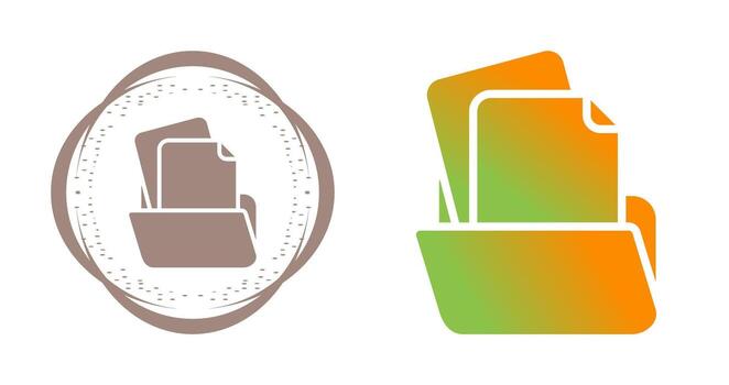 icono de vector de documento