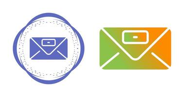 Envelope with stamp Vector Icon