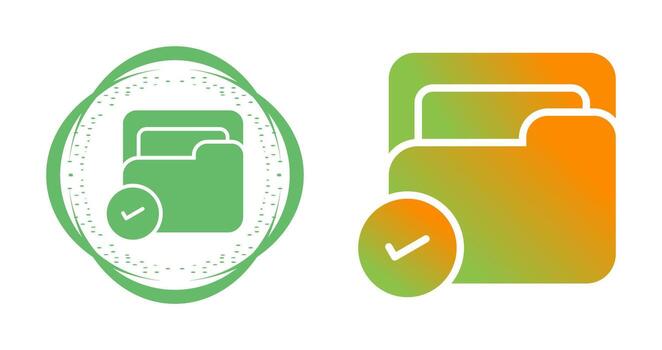 Accept Document Vector Icon