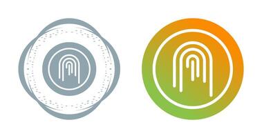 Fingerprint Vector Icon