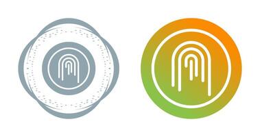 Fingerprint Vector Icon