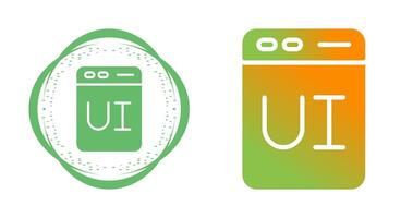 User Interface Design Vector Icon