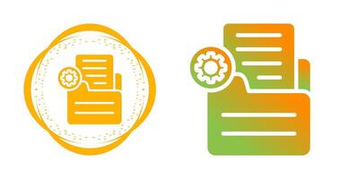 Document Settings Vector Icon