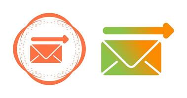 Envelope with arrow Vector Icon