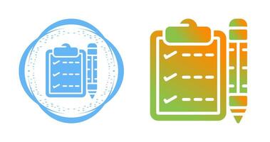 Writing pad Vector Icon