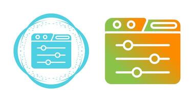 Control Panel Vector Icon