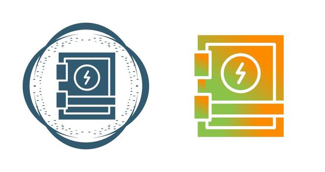 icono de vector de panel eléctrico