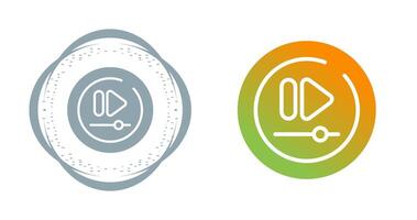 Video Fast Forward Vector Circle