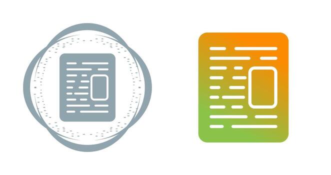 documento plantillas vector icono