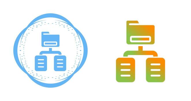 documento clasificación vector icono