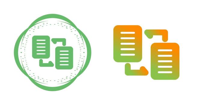 Document Distribution Vector Icon