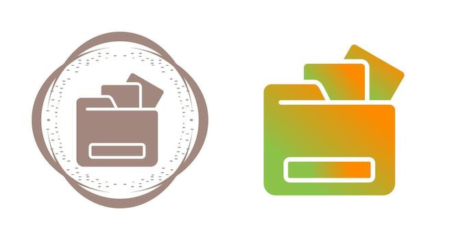 Document Storage Vector Icon