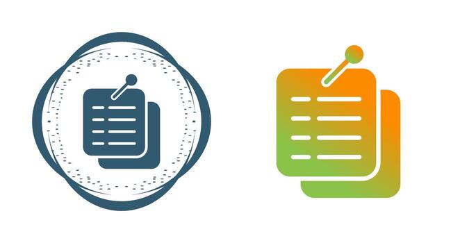 documento anotación vector icono