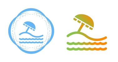 Beach Vector Icon