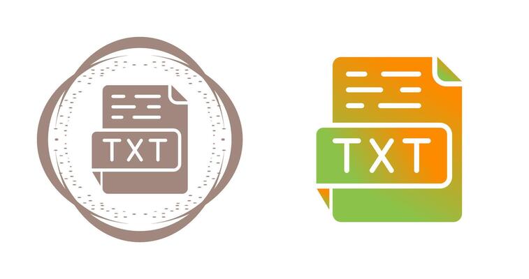 TXT Vector Icon