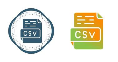 CSV Vector Icon