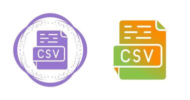 CSV Vector Icon