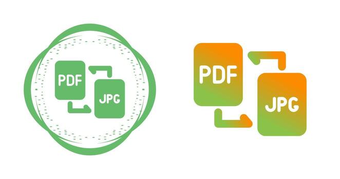 Document Conversion Vector Icon