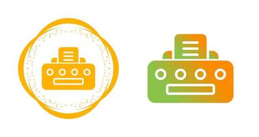 Document Printing Vector Icon