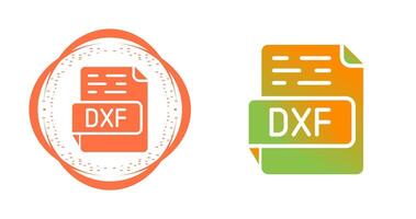 dxf vector icono