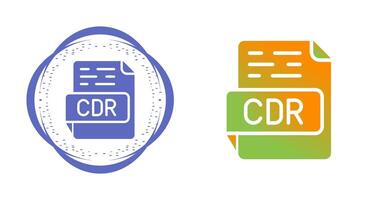 CDR Vector Icon