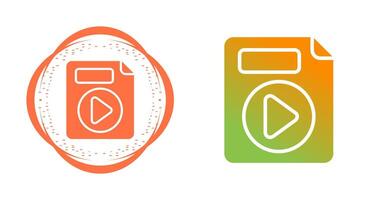 Video File Vector Icon