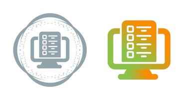 Computer Vector Icon