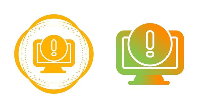 Computer Vector Icon