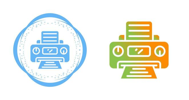 icono de vector de impresora