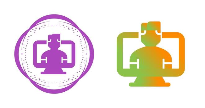 Computer Vector Icon