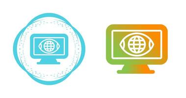 Computer Vector Icon
