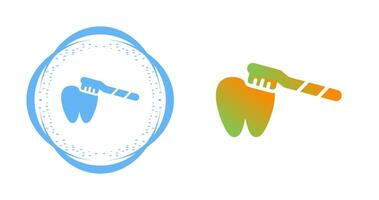 Brushing Teeth Vector Icon